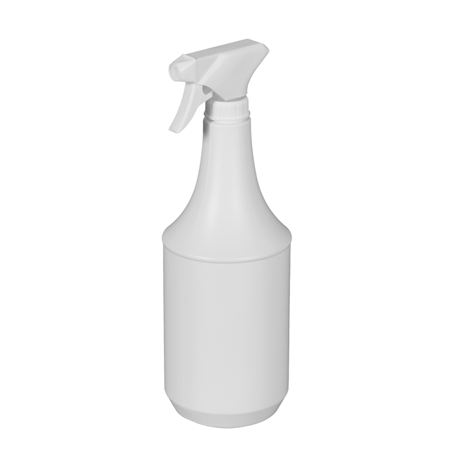 Cone bottle 1000 ml, white, PE-HD